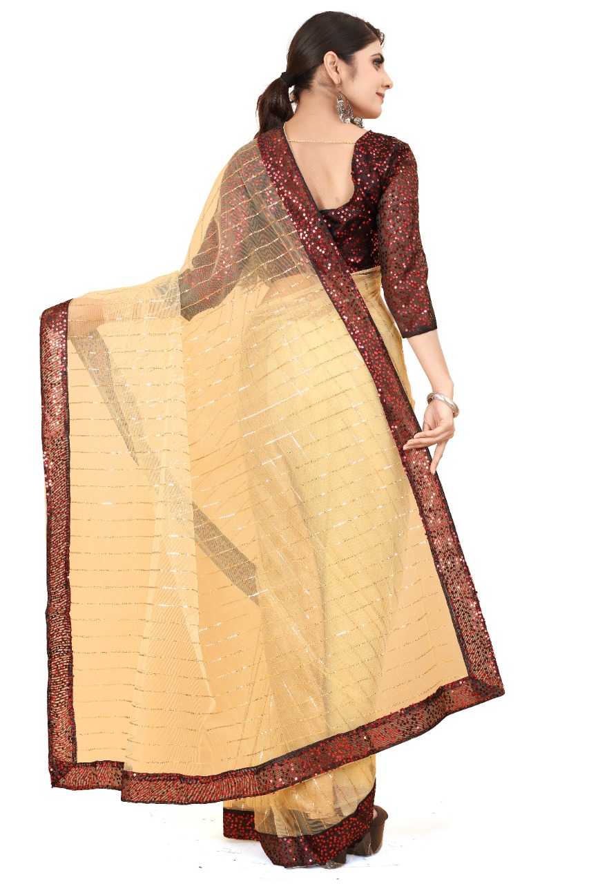 Vanshaft Woven Cotton Saree For With Blouse 